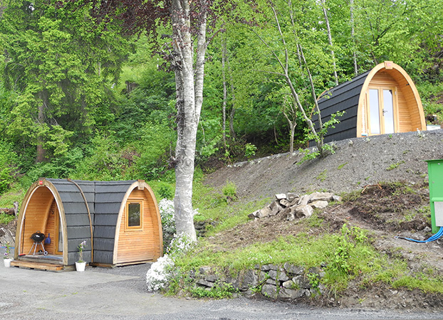 Camping in freier Natur auf unseren Zeltplätzen.